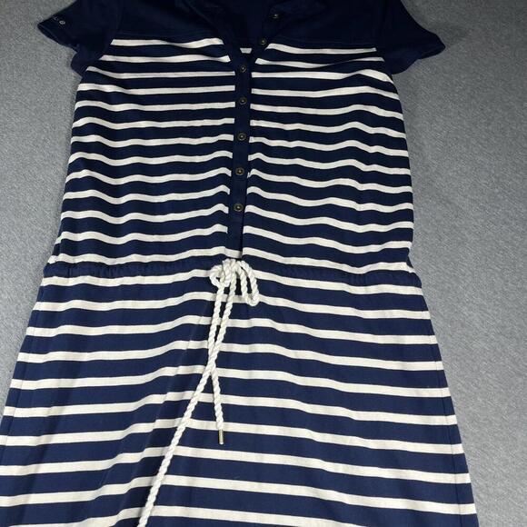 LRL Ralph Lauren Small Tie Waist Shirt Dress Mini Sailor Lauren Jeans Co - Picture 5 of 9
